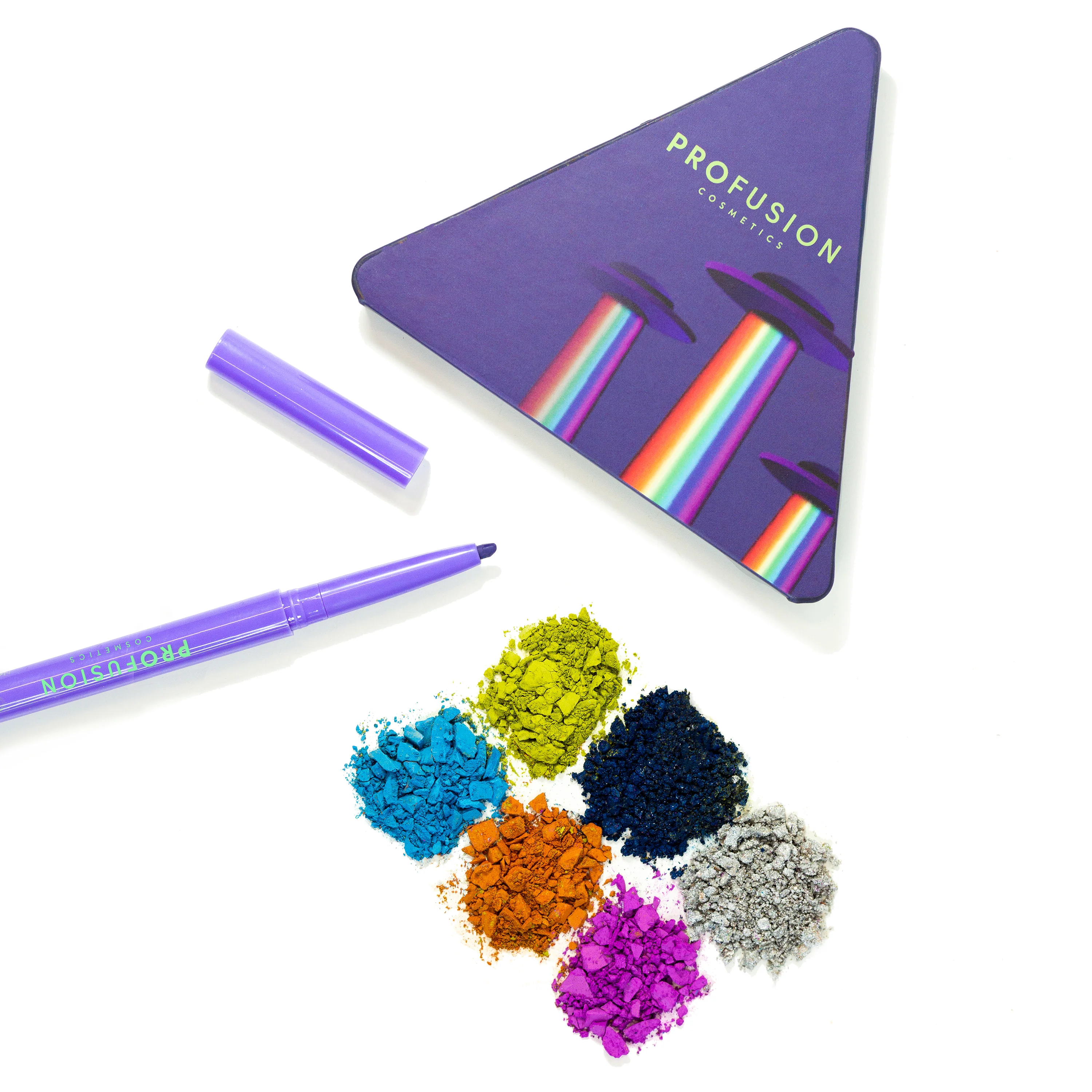 UFO | Beam It Up Kit: 6-Shade Palette + Neon Liner - Image 3