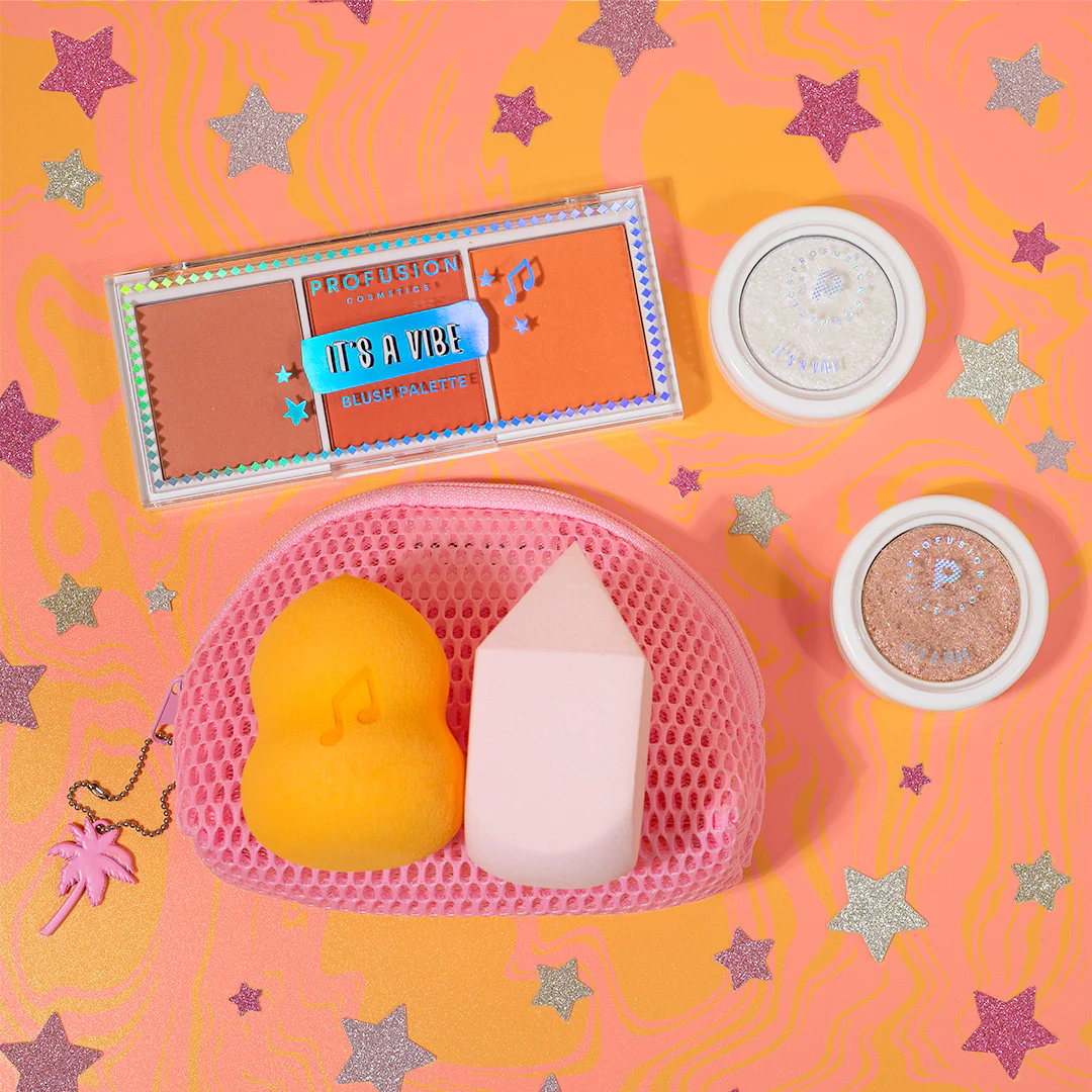 It's a Vibe | Feel the Beat 3-pc Blending Sponge and Bag Set - Image 4